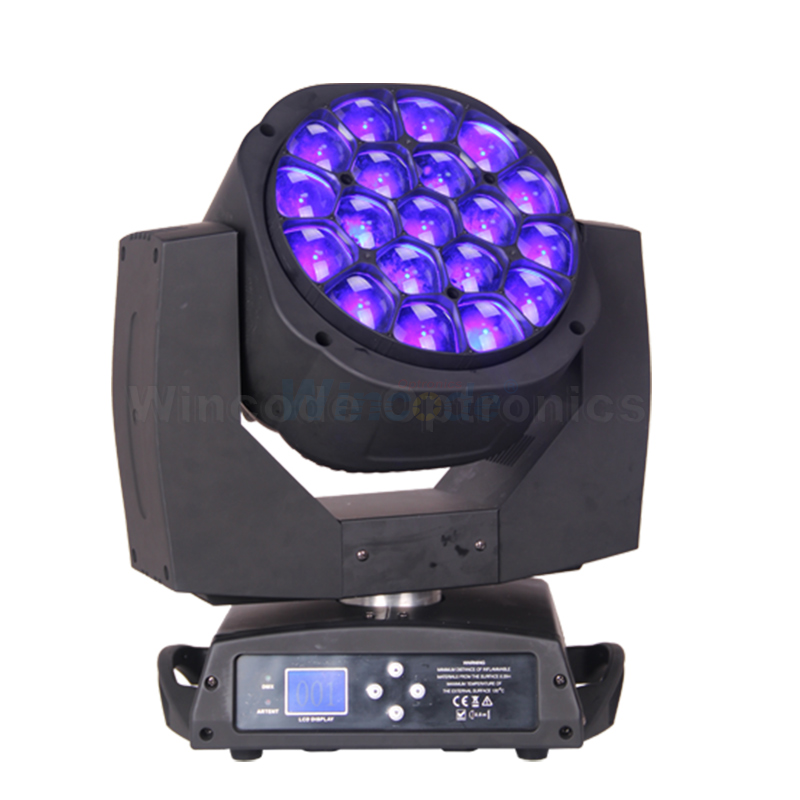 B-Eye K10 19 × 15 W LED-Zoom-Moving-Head-Washlight