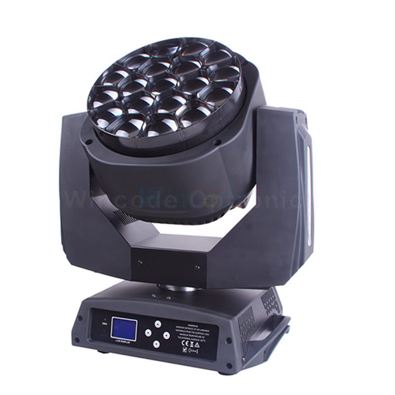 B-Eye K10 19×15W LED-Zoom-Moving-Head-Wash-Licht