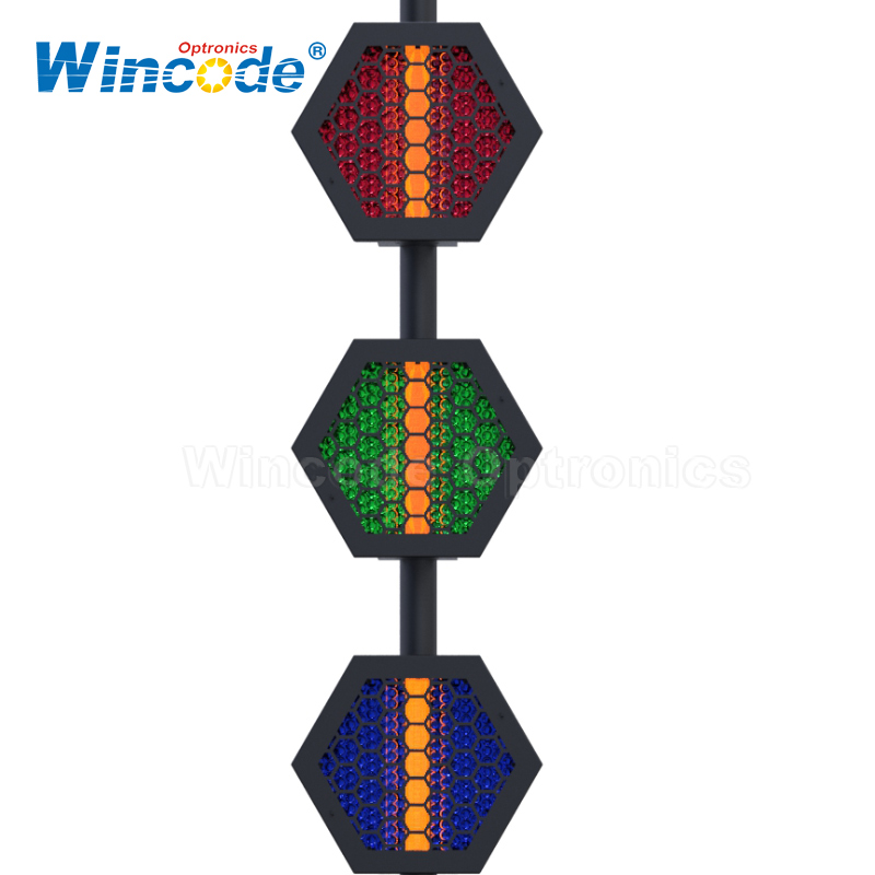 6 × 60 W LED-RGB-Retro-Blitzlicht 